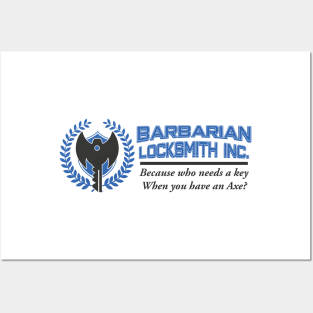 Barbarian Locksmith Inc. Posters and Art